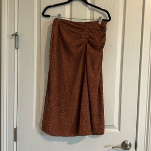Nine West Brown Patterned Skirt NWT